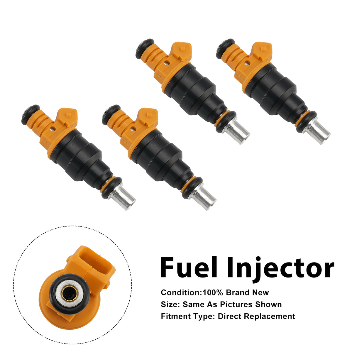 Renault 19 Clio 1.8 2.0 16V F7P F7R 9660275780 4PCS Fuel Injector