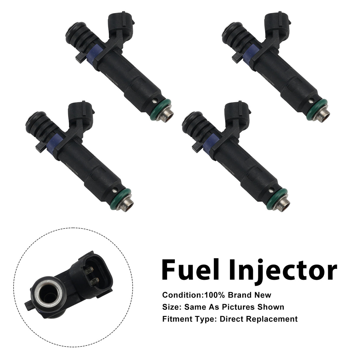 Citro?n C4 Coupe 2006-2007 C5 II 2004-2008 9660275780 4PCS Fuel Injector