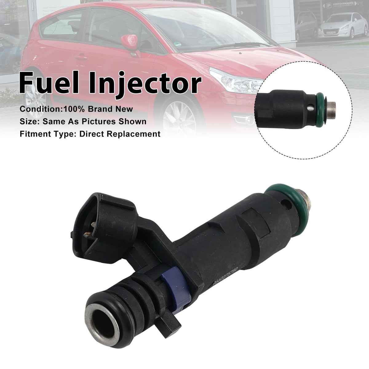 Citro?n C4 Coupe 2006-2007 C5 II 2004-2008 9660275780 1PCS Fuel Injector