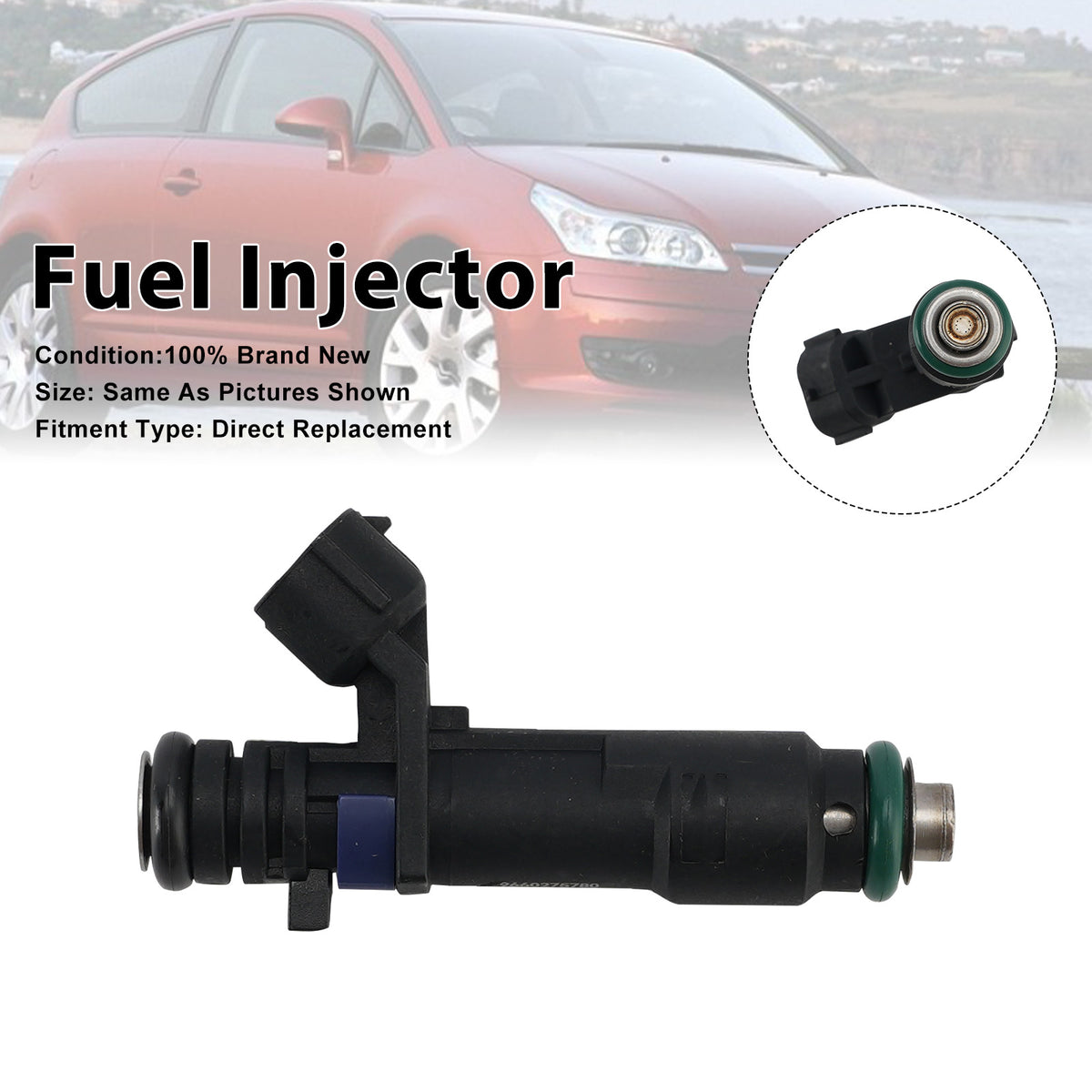 Citro?n C4 Coupe 2006-2007 C5 II 2004-2008 9660275780 1PCS Fuel Injector