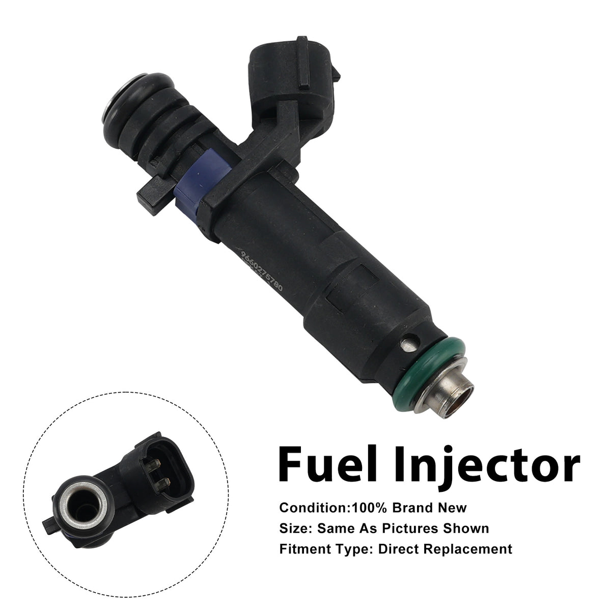 Citro?n C4 Coupe 2006-2007 C5 II 2004-2008 9660275780 1PCS Fuel Injector