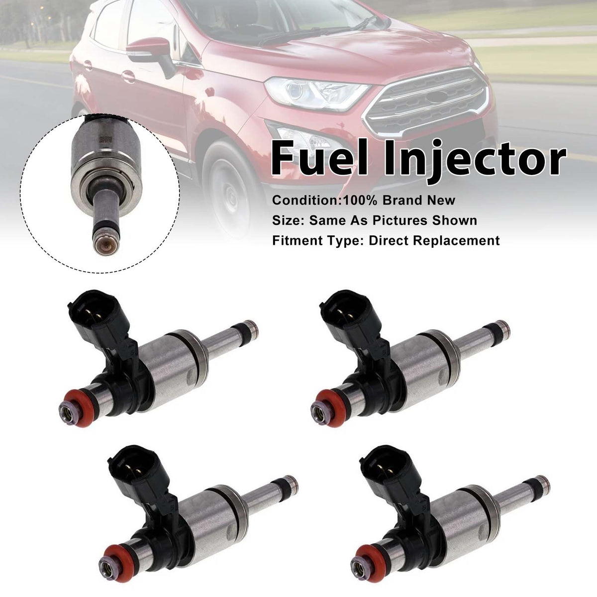 FORD Ecosport 2018-2019 Focus 2012-2018 CM5E-BB 4PCS Fuel Injector