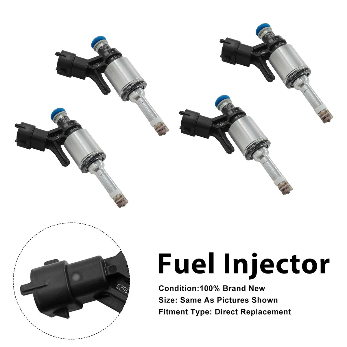 Peugeot 207 2006-2013 308 CC 2009-2014 0261500029 4PCS Fuel Injector