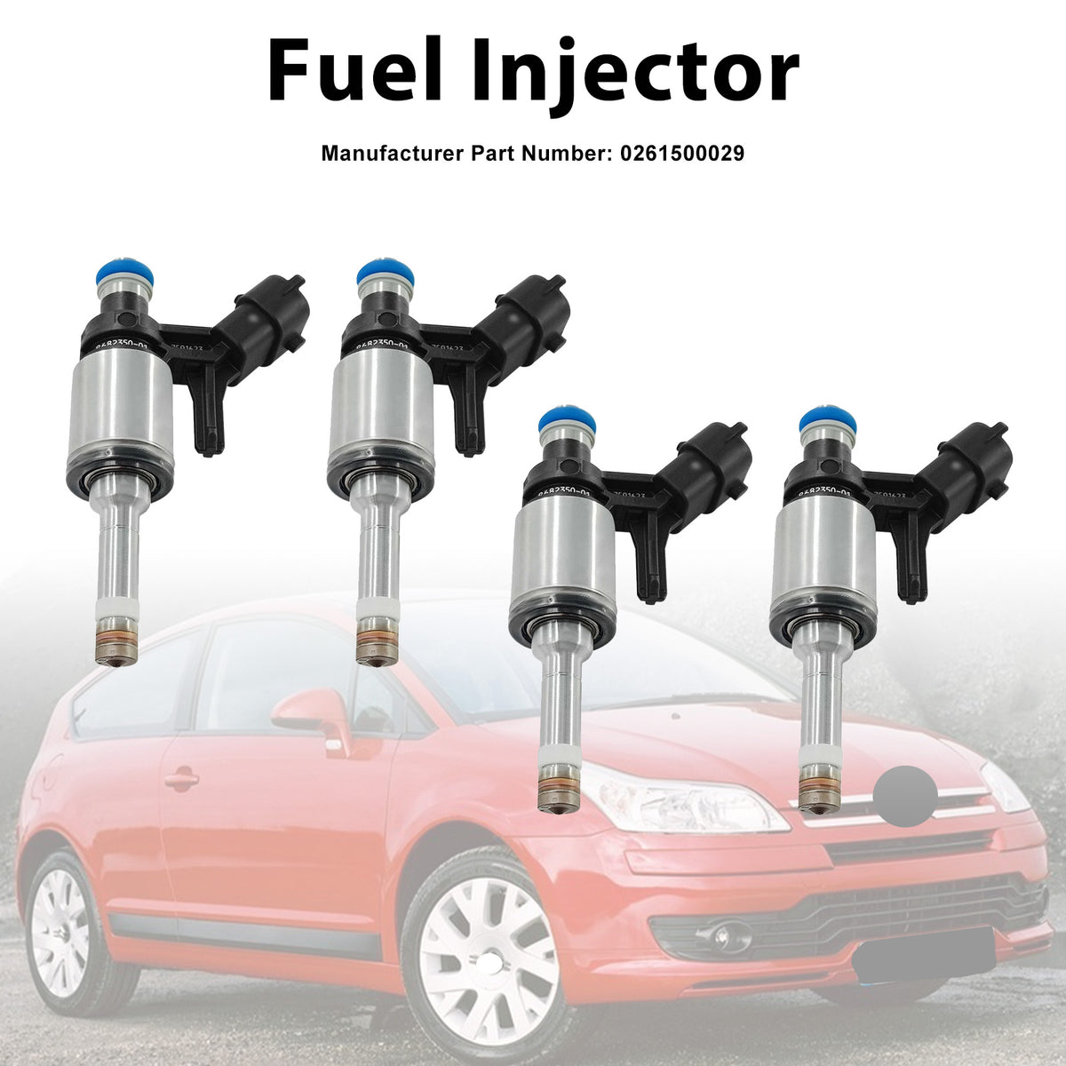 Peugeot 207 2006-2013 308 CC 2009-2014 0261500029 4PCS Fuel Injector