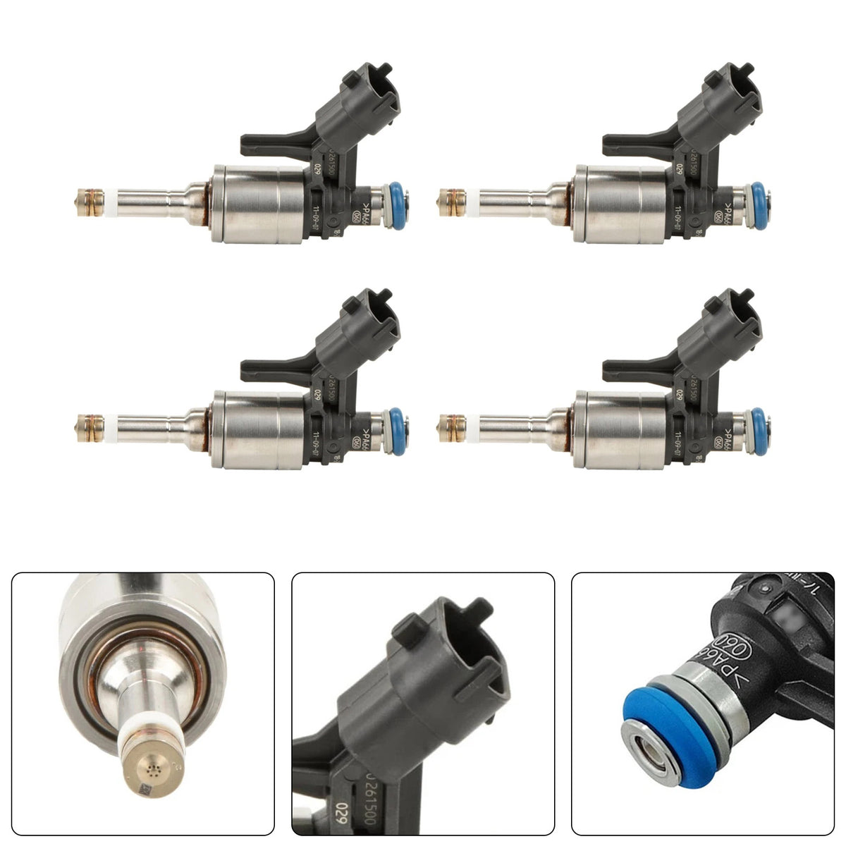 Peugeot 207 2006-2013 308 CC 2009-2014 0261500029 4PCS Fuel Injector