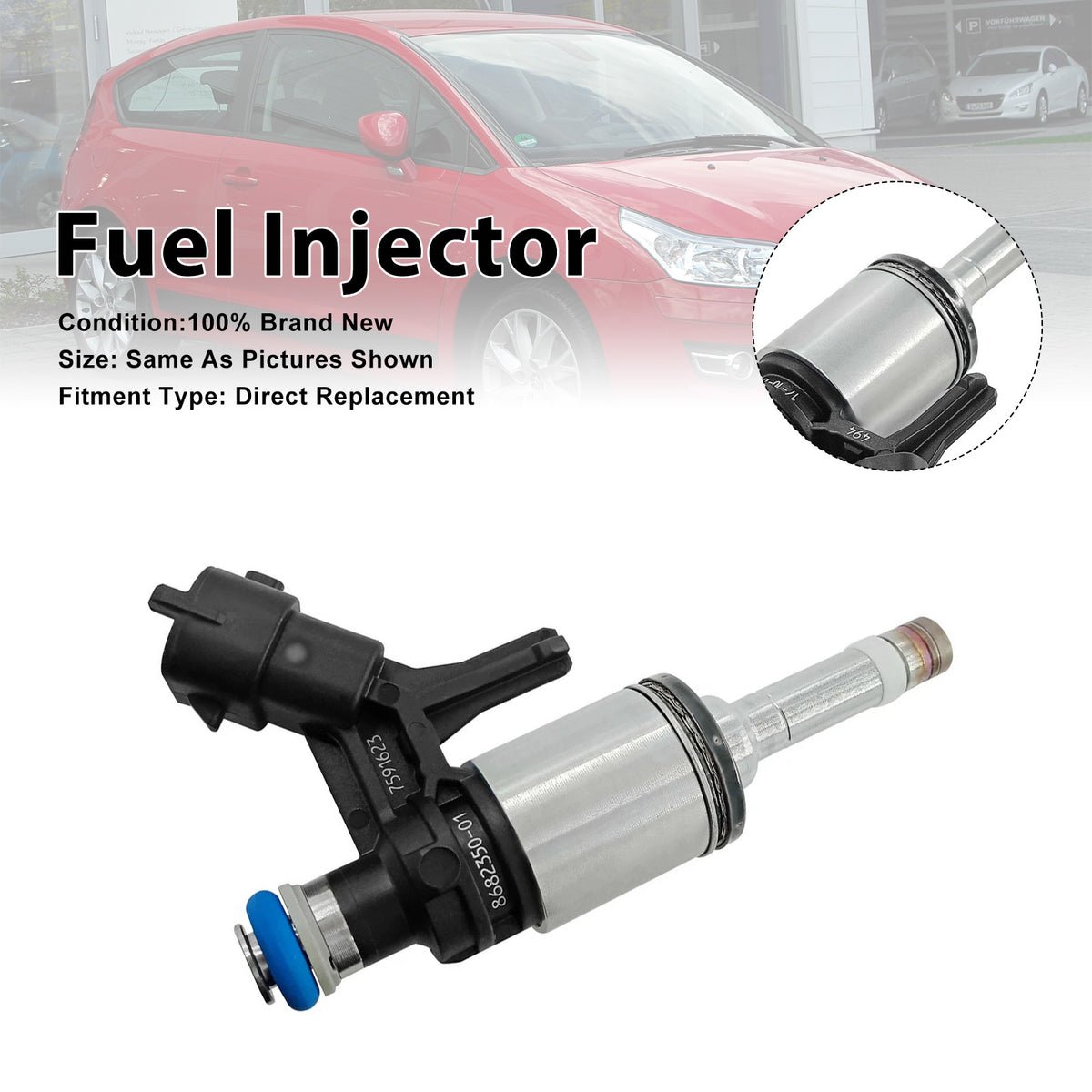 Peugeot 207 2006-2013 308 CC 2009-2014 0261500029 1PCS Fuel Injector
