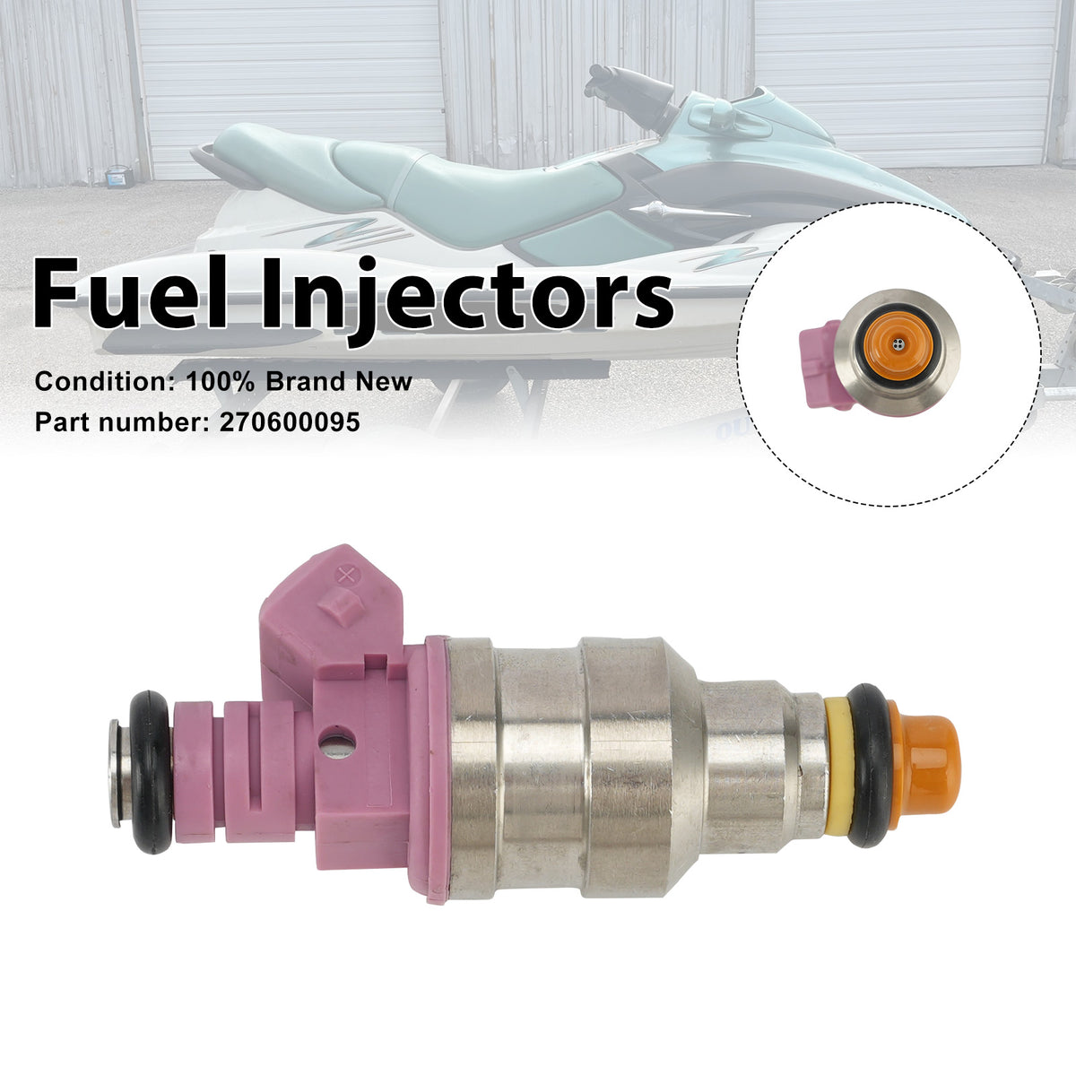 Sea-Doo GTX RFI 787 800 1998-2005 Fuel Injectors 270600095