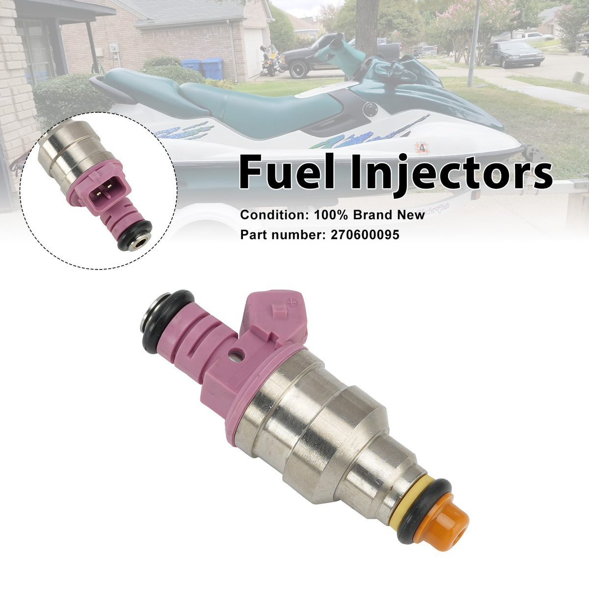 Sea-Doo GTX RFI 787 800 1998-2005 Fuel Injectors 270600095