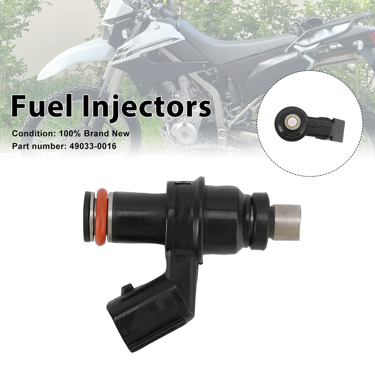 Kawasaki KLX250 KLX300 2018-2022 Fuel Injectors 49033-0016