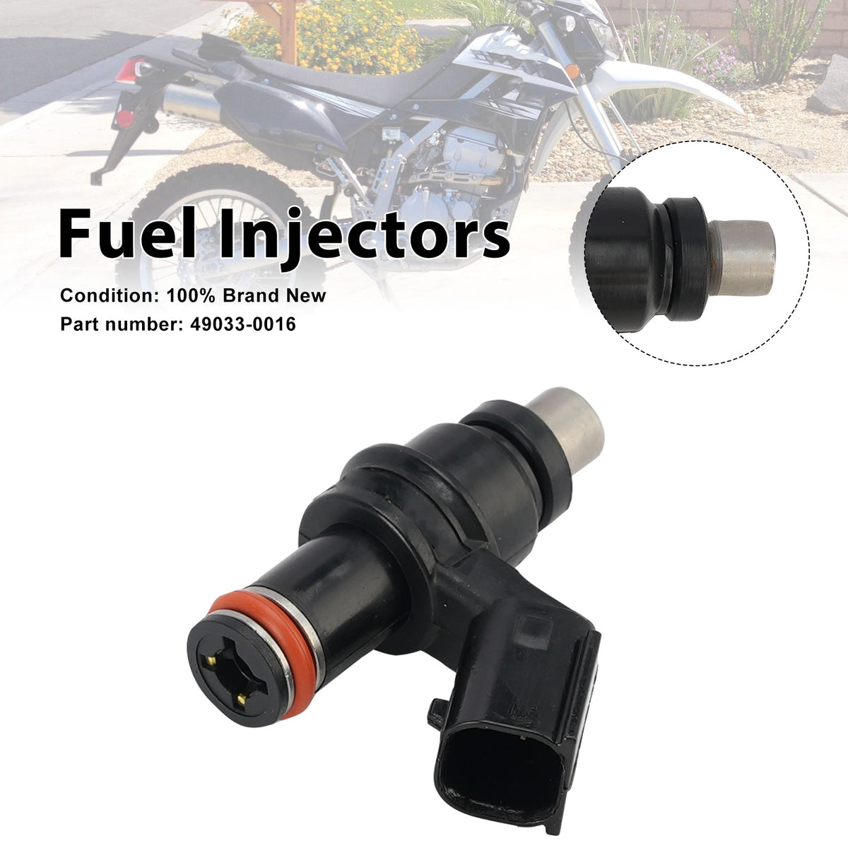 Kawasaki KLX250 KLX300 2018-2022 Fuel Injectors 49033-0016