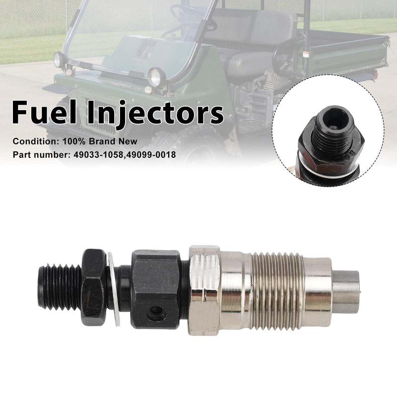Kawasaki DM950 DM850 Mule 2510 3010 49099-0018 Fuel Injectors 49033-1058