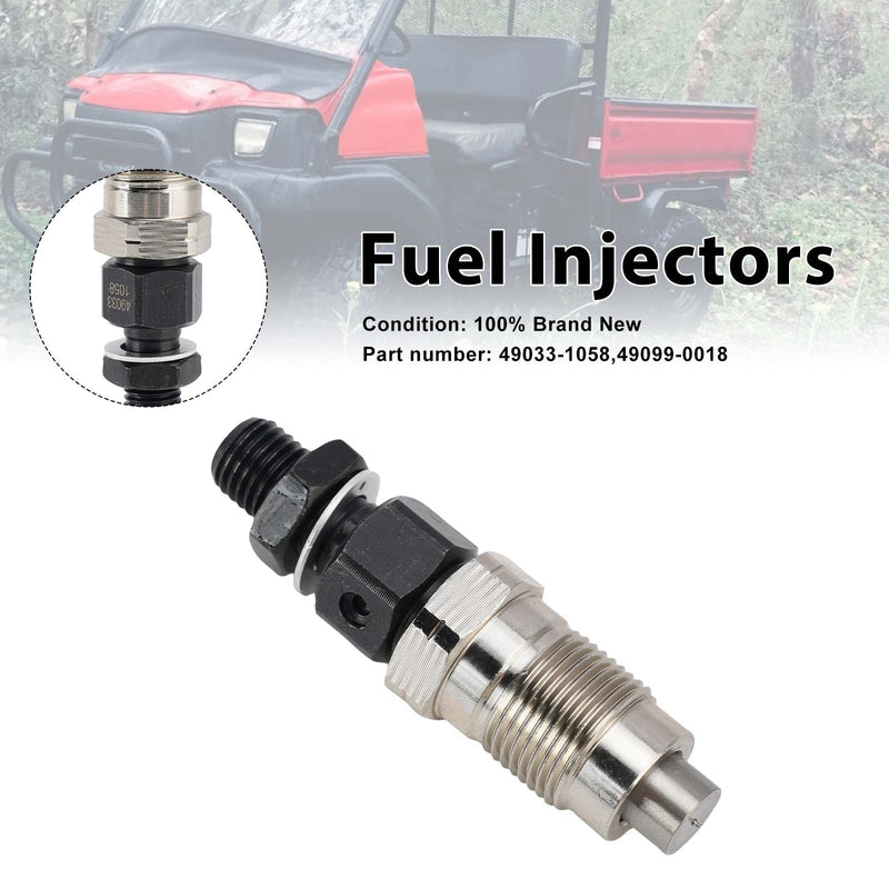 Kawasaki DM950 DM850 Mule 2510 3010 49099-0018 Fuel Injectors 49033-1058
