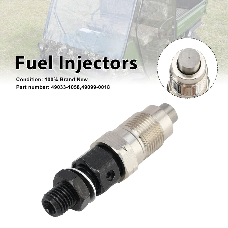Kawasaki DM950 DM850 Mule 2510 3010 49099-0018 Fuel Injectors 49033-1058