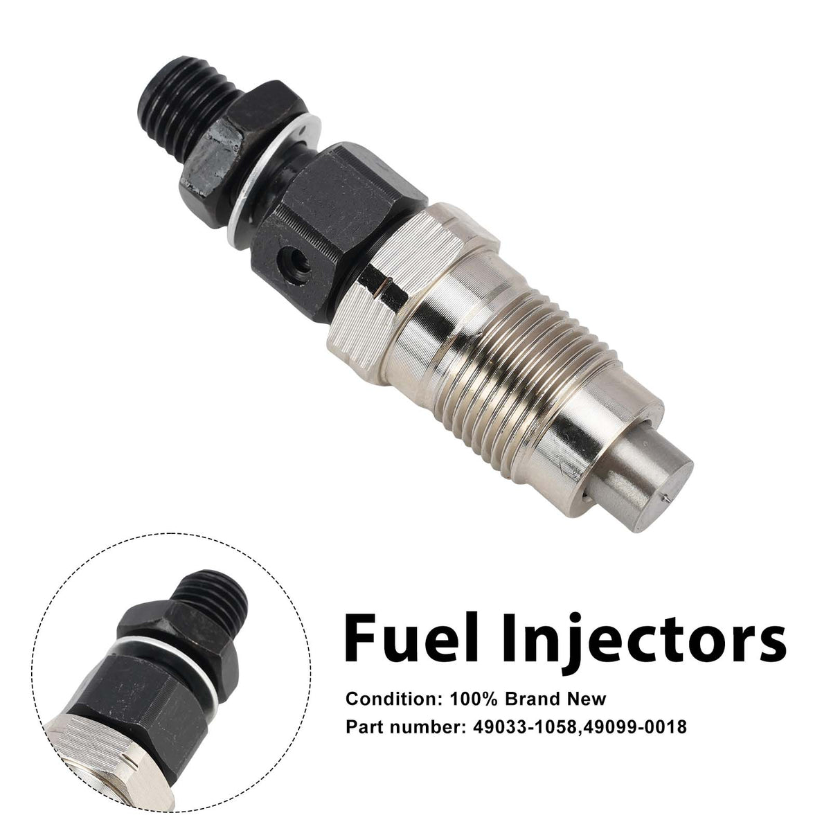 Kawasaki DM950 DM850 Mule 2510 3010 49099-0018 Fuel Injectors 49033-1058