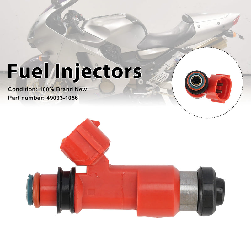 Kawasaki Ninja ZX12R ZX1200 2002-2003 Fuel Injectors 49033-1056