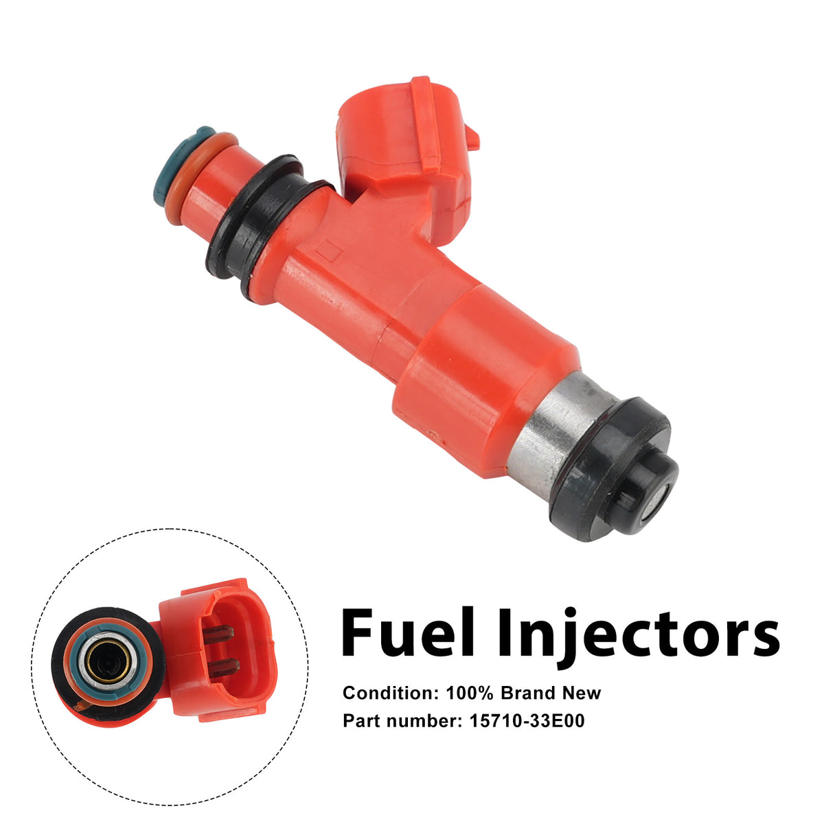 Suzuki GSXR750 GSX-R750 1998-1999 Fuel Injectors 15710-33E00