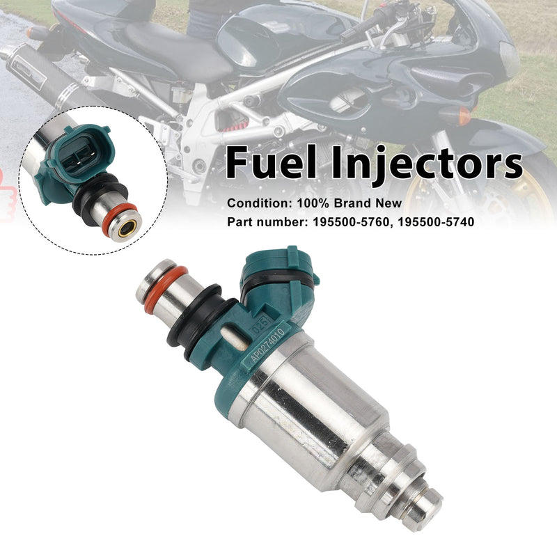 Suzuki TL1000 1998-2003 RSV1000 Fuel Injectors 195500-5760 195500-5740