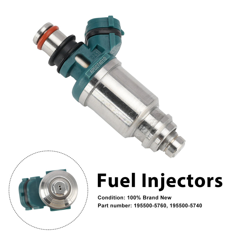 Suzuki TL1000 1998-2003 RSV1000 Fuel Injectors 195500-5760 195500-5740
