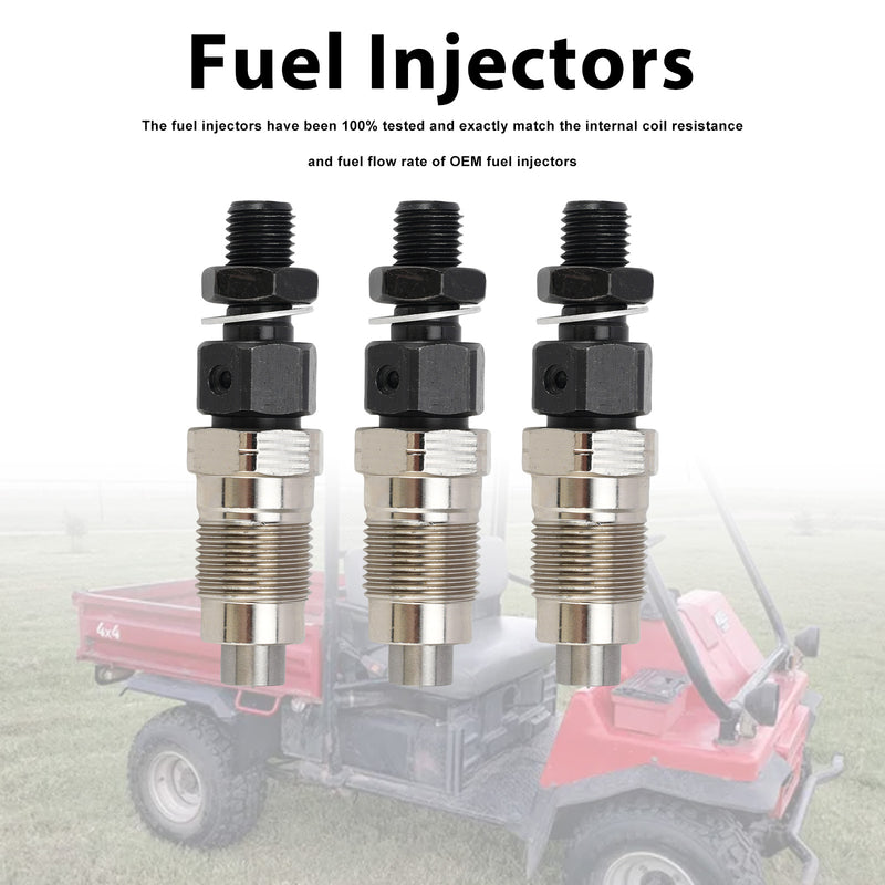 Kawasaki DM950 DM850 Mule 2510 3010 3PC 49099-0018 Fuel Injectors 49033-1058
