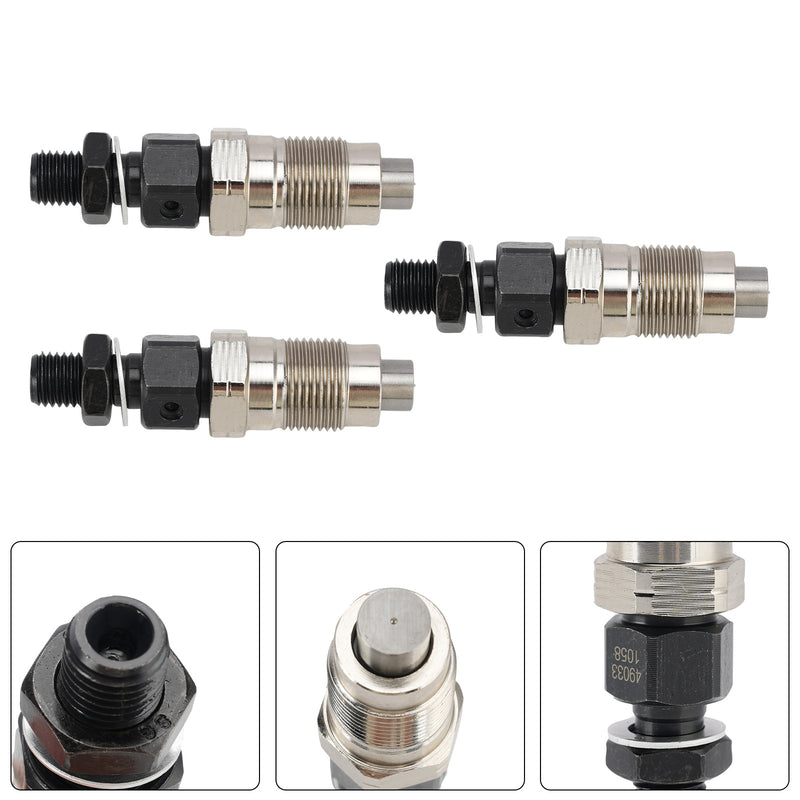 Kawasaki DM950 DM850 Mule 2510 3010 3PC 49099-0018 Fuel Injectors 49033-1058