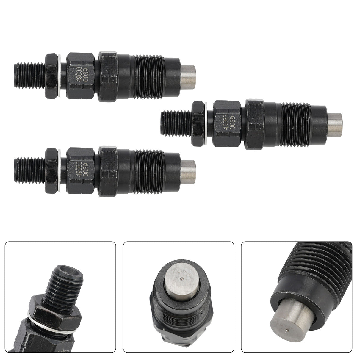 Kawasaki KAF1000 Polaris UTV 3PC 49033-0039 Fuel Injectors 3070284 3070436