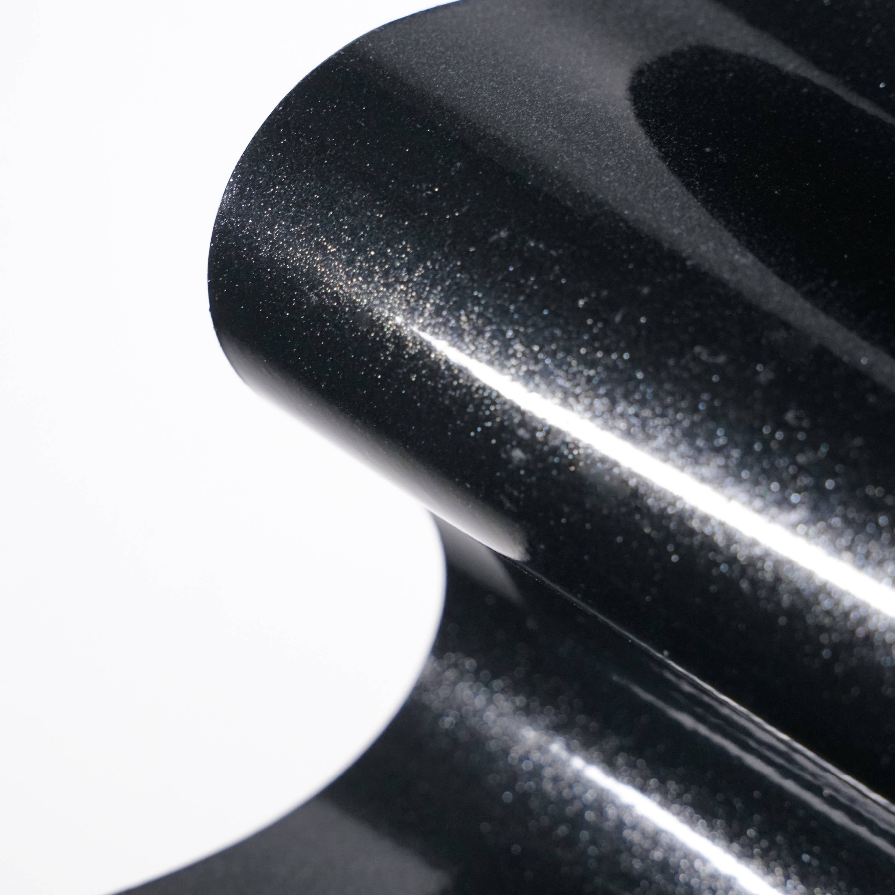 Glossy Laser Black Vinyl Wrap