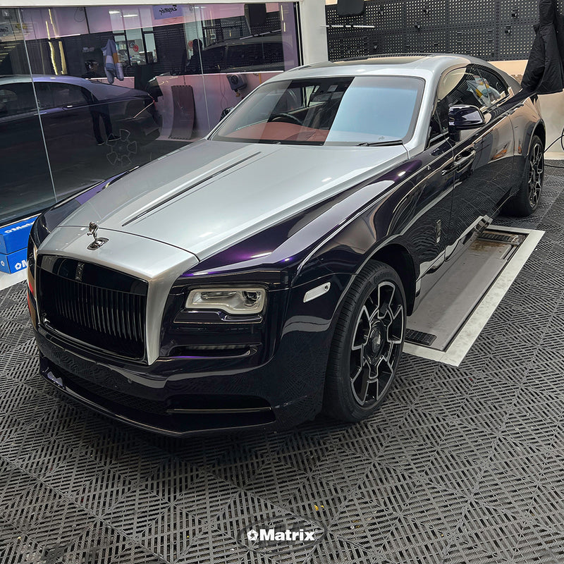 Liquid Metal Stellar Silver PET Car Wrap Film High Gloss Vehicle Wrap