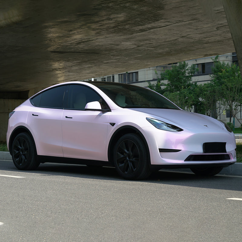 Bloom Pearl Pink PET Car Wrap Film High Gloss Vehicle Wrap