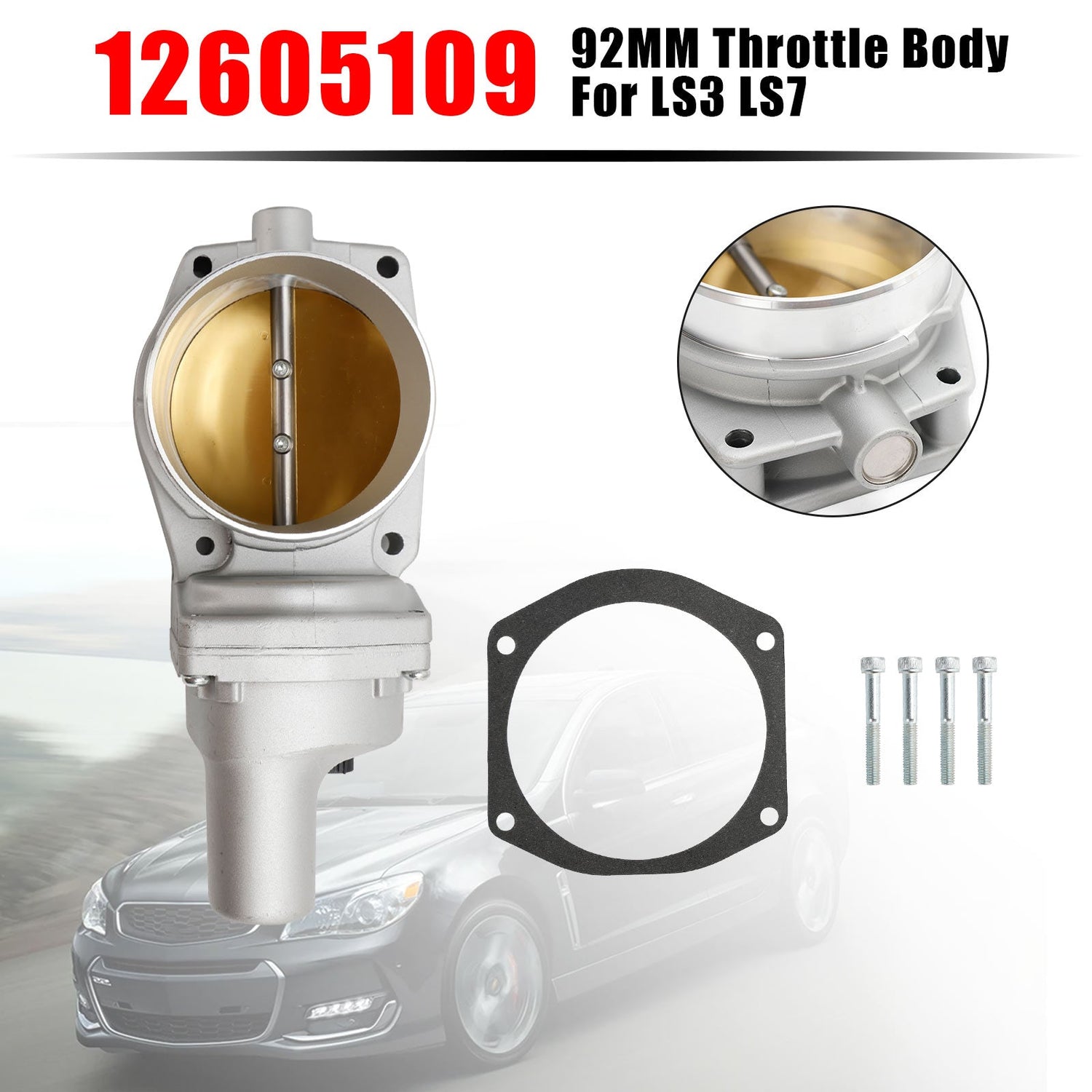 2009 G8 w/LS3 L76 Engine 92mm Throttle Body 12605109