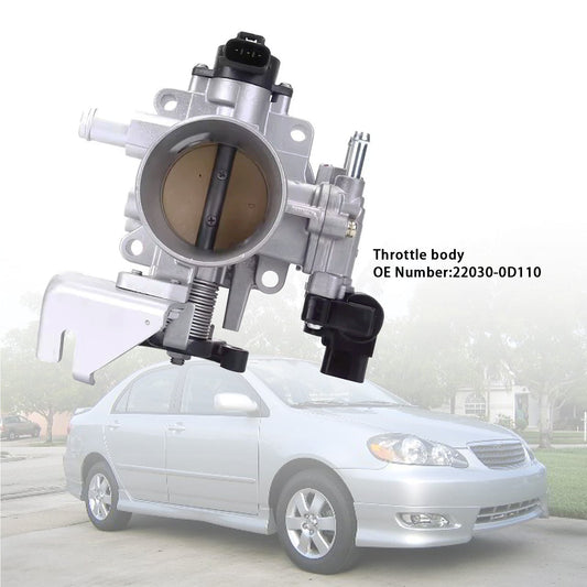 2003-2004 Toyota Corolla M/T 2WD Sedan CE ( VIN starts with 1 ) Throttle Body Assembly 22030-0D110
