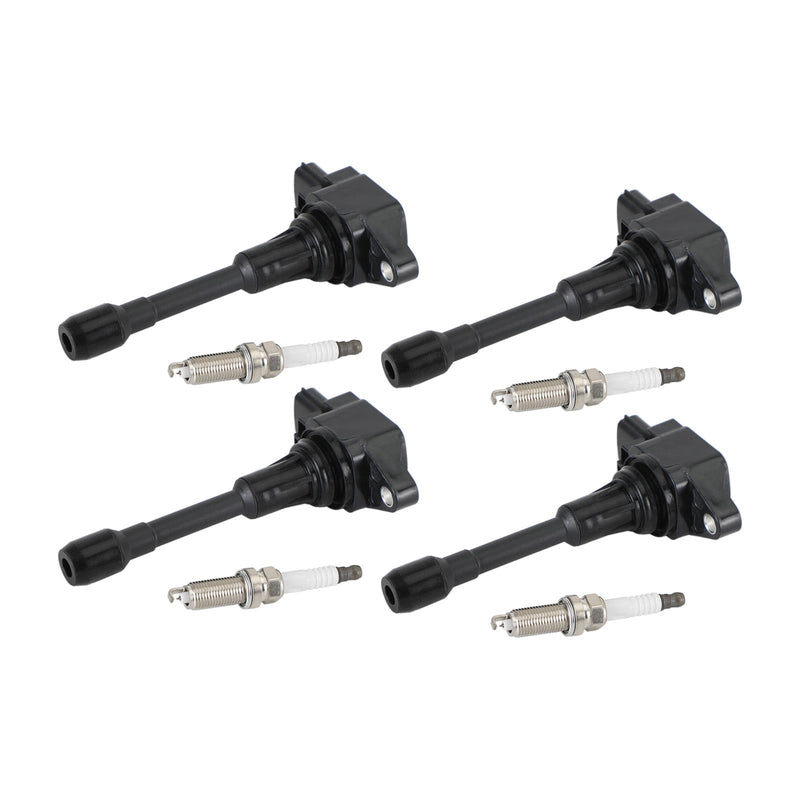 4PCS Ignition Coils Pack 22448ED000 Nissan Altima Sentra Rogue X-Trail Tiida 2.5L UF549