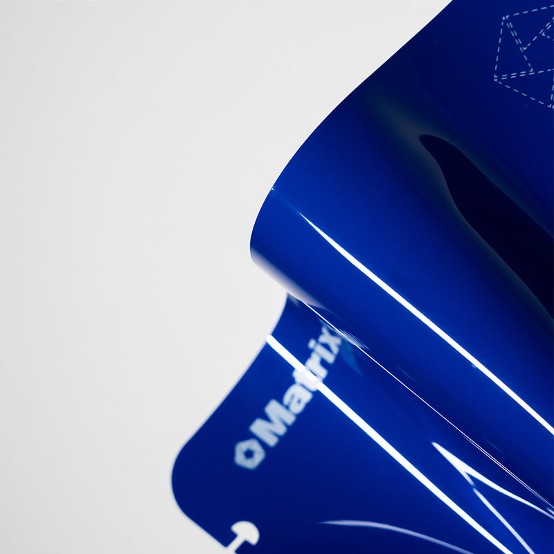 Matrix Blue Klein Blue PET Car Wrap Film High Gloss Vehicle Wrap