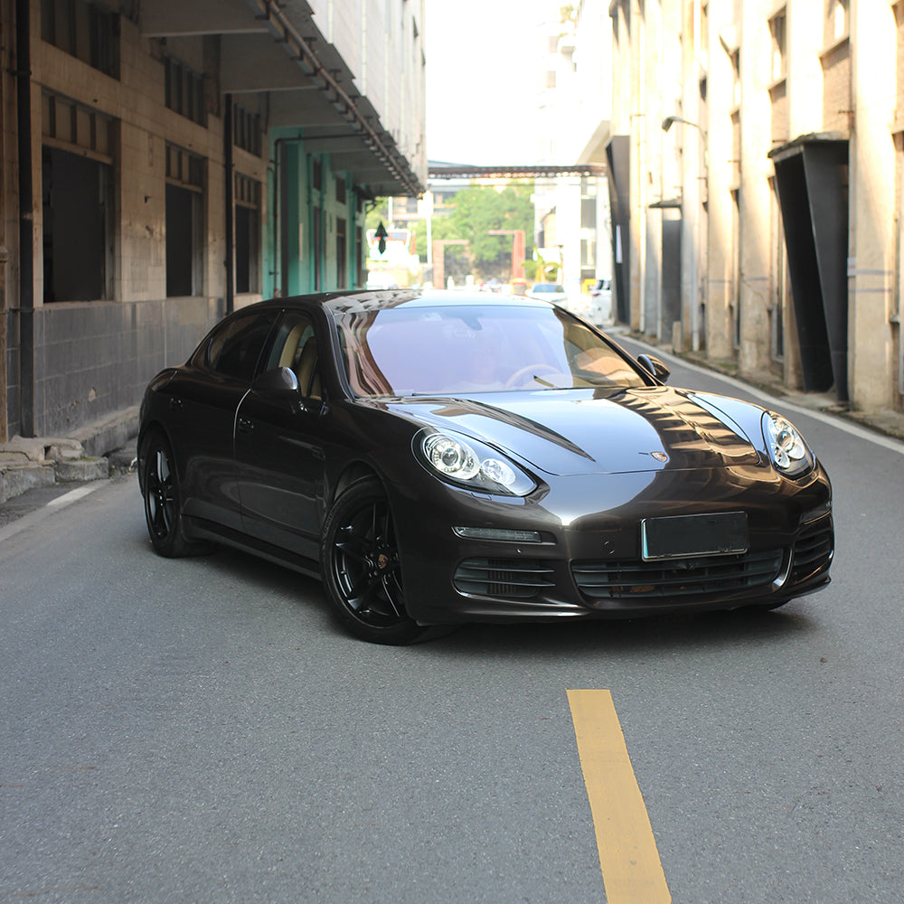 Liquid Metal Tungsten Steel PET Car Wrap Film High Gloss Vehicle Wrap
