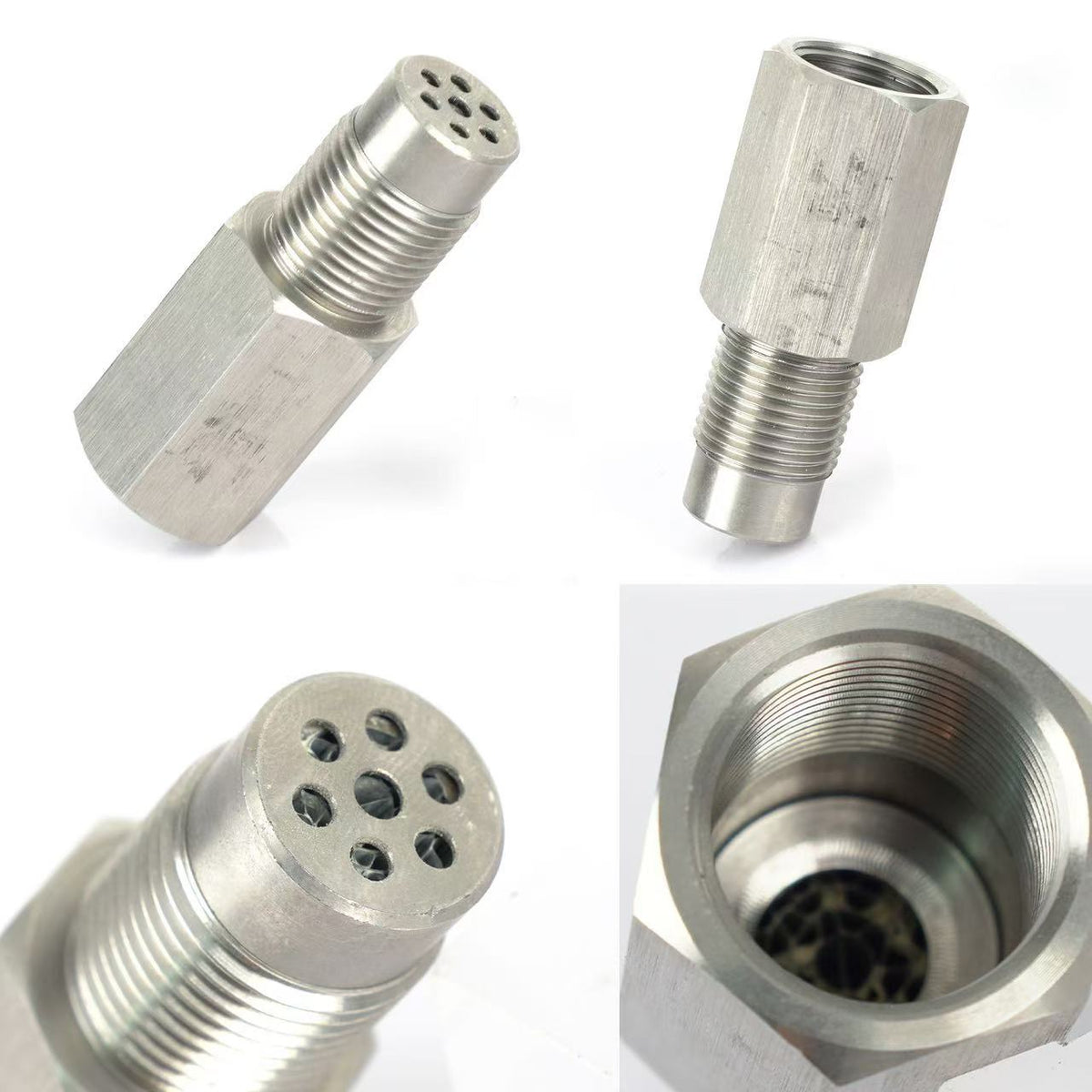 O2 Sensor CEL Spacer Adapter CEL Eliminator Mini Catalytic Converter Universal