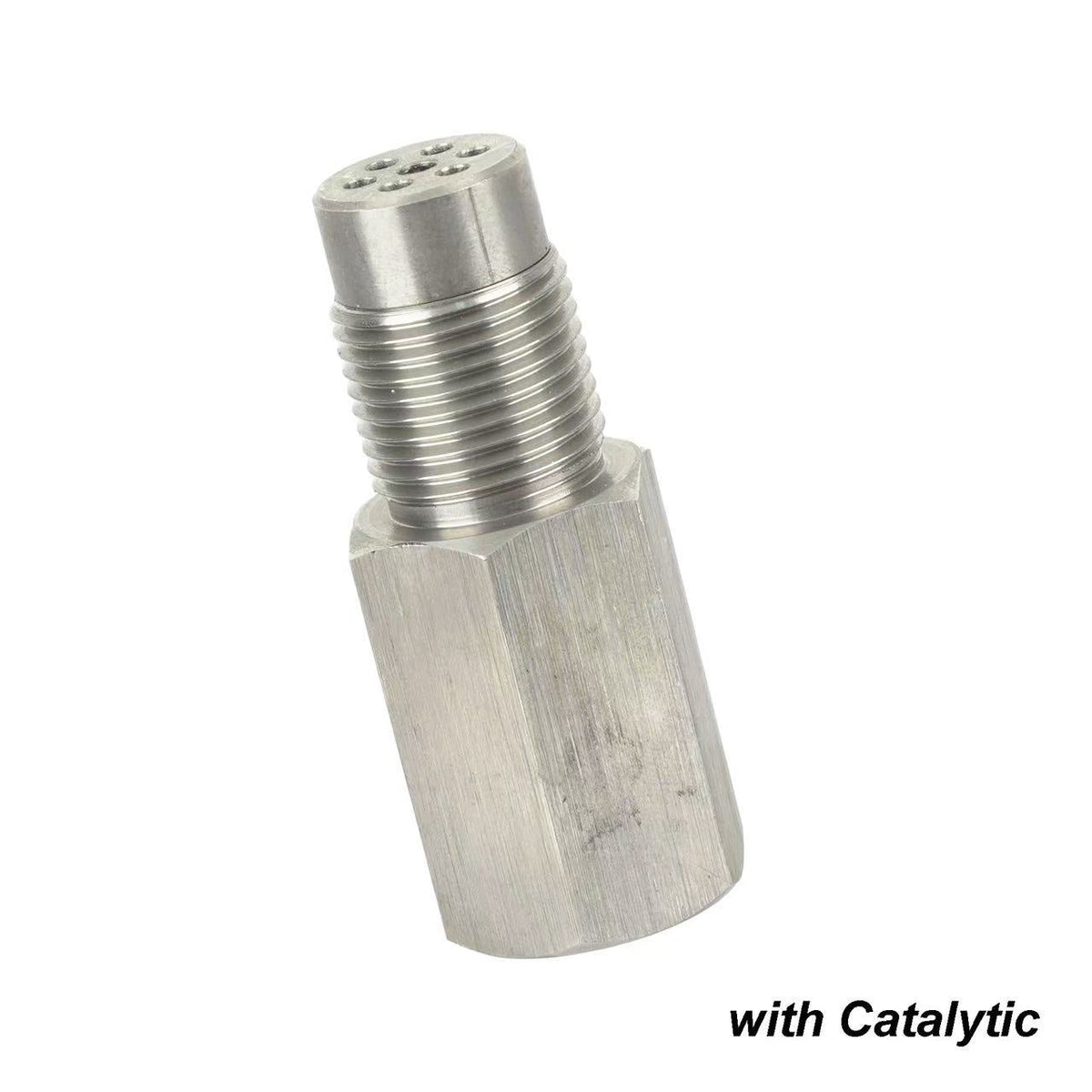 O2 Sensor CEL Spacer Adapter CEL Eliminator Mini Catalytic Converter Universal