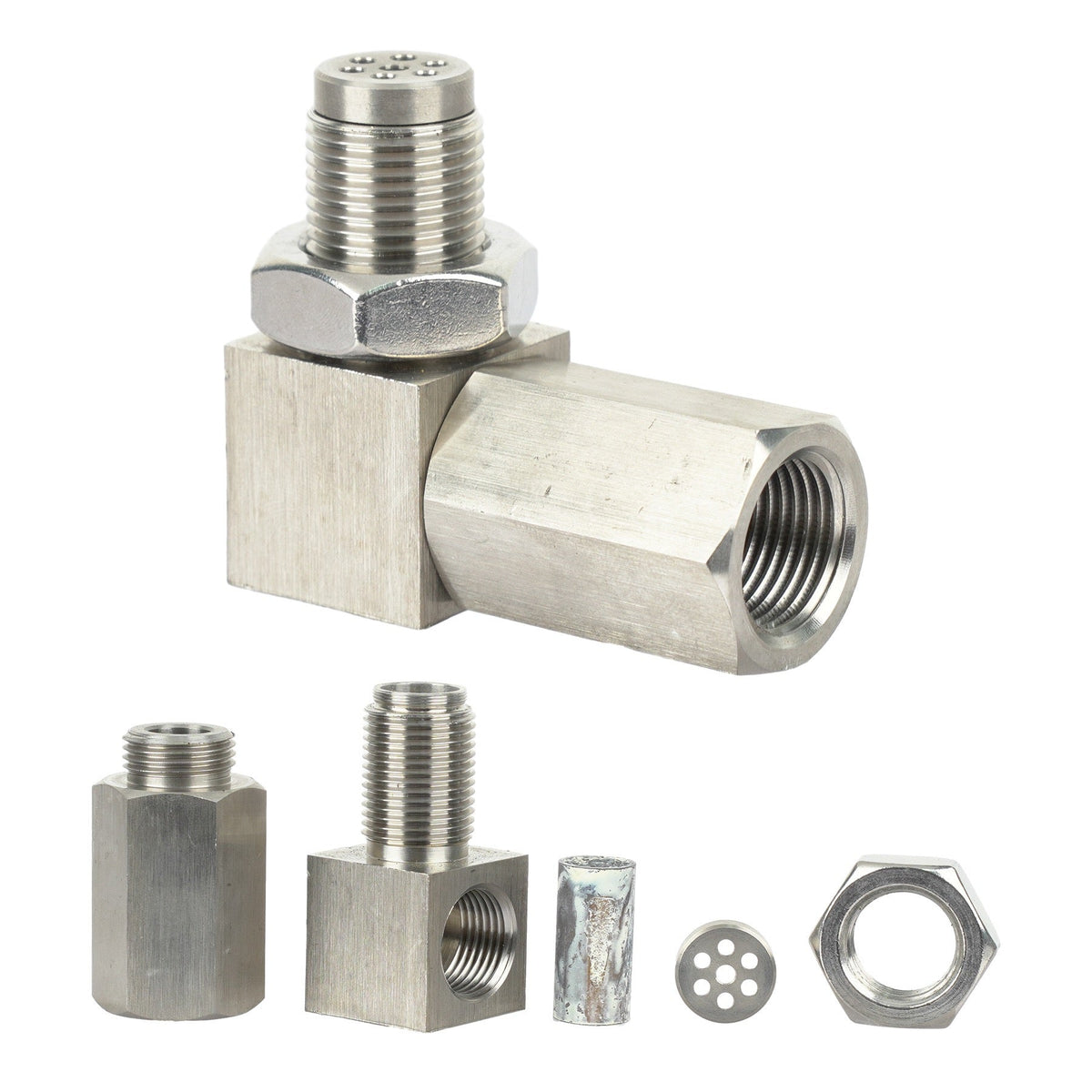 O2 Sensor Spacer with Mini Cat-Guardx Auto