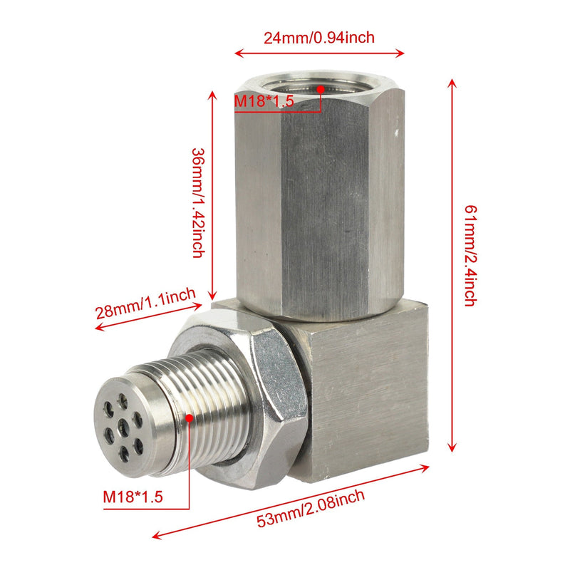 O2 Sensor Spacer with Mini Cat-Guardx Auto