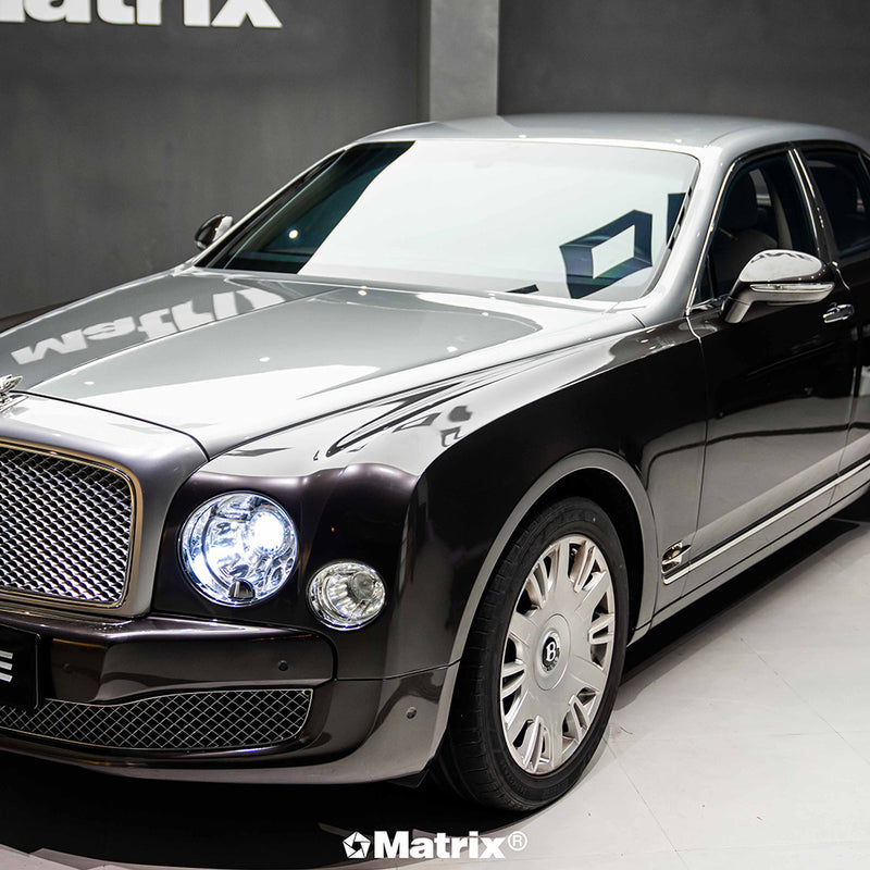 Liquid Metal Tungsten Steel PET Car Wrap Film High Gloss Vehicle Wrap