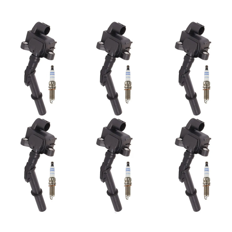 2013-2020 Mercedes-Benz SL550 V8 4.7L 6x Ignition Coil +Spark Plug UF741 A2769063700