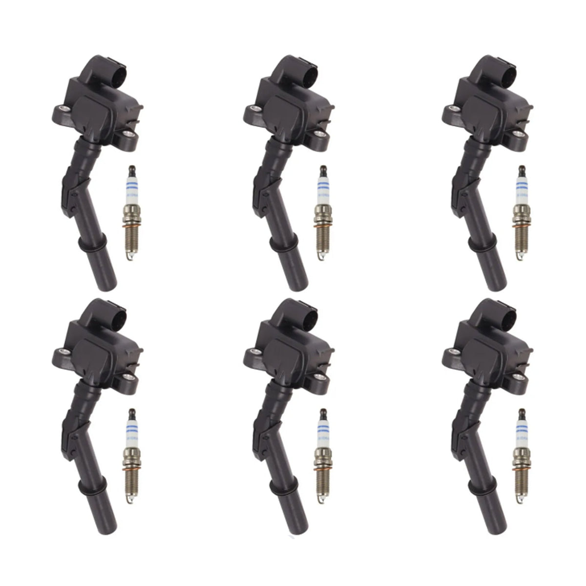 2013-2019 Mercedes-Benz SL63 AMG V8 5.5L 6x Ignition Coil +Spark Plug UF741 A2769063700