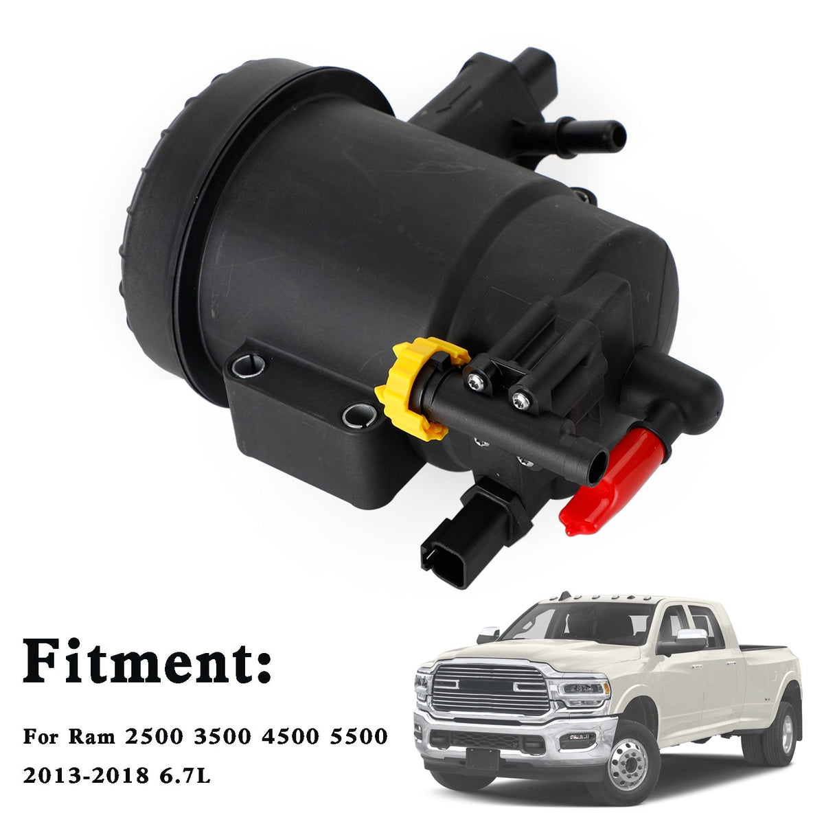 2013-2018 Ram 2500 3500 4500 5500 6.7L Replace Mopar Fuel Filter Housing 68157290AB 68065611AA