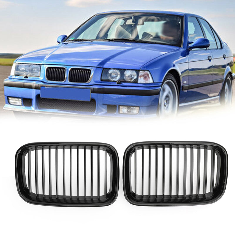 1992-1996 BMW E36 318i 325i Front Kidney Sport Hood Grill Grille