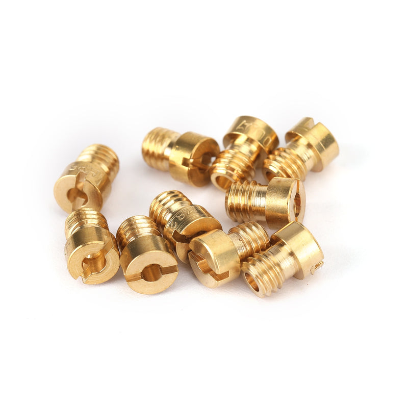 GY6 Motorcycle Scooter Carburetor PZ19 10set Round Head Main Jet 5mm 82-105