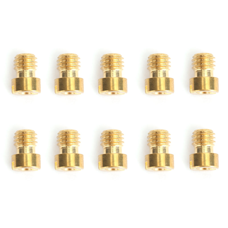 GY6 Motorcycle Scooter Carburetor PZ19 10set Round Head Main Jet 5mm 82-105