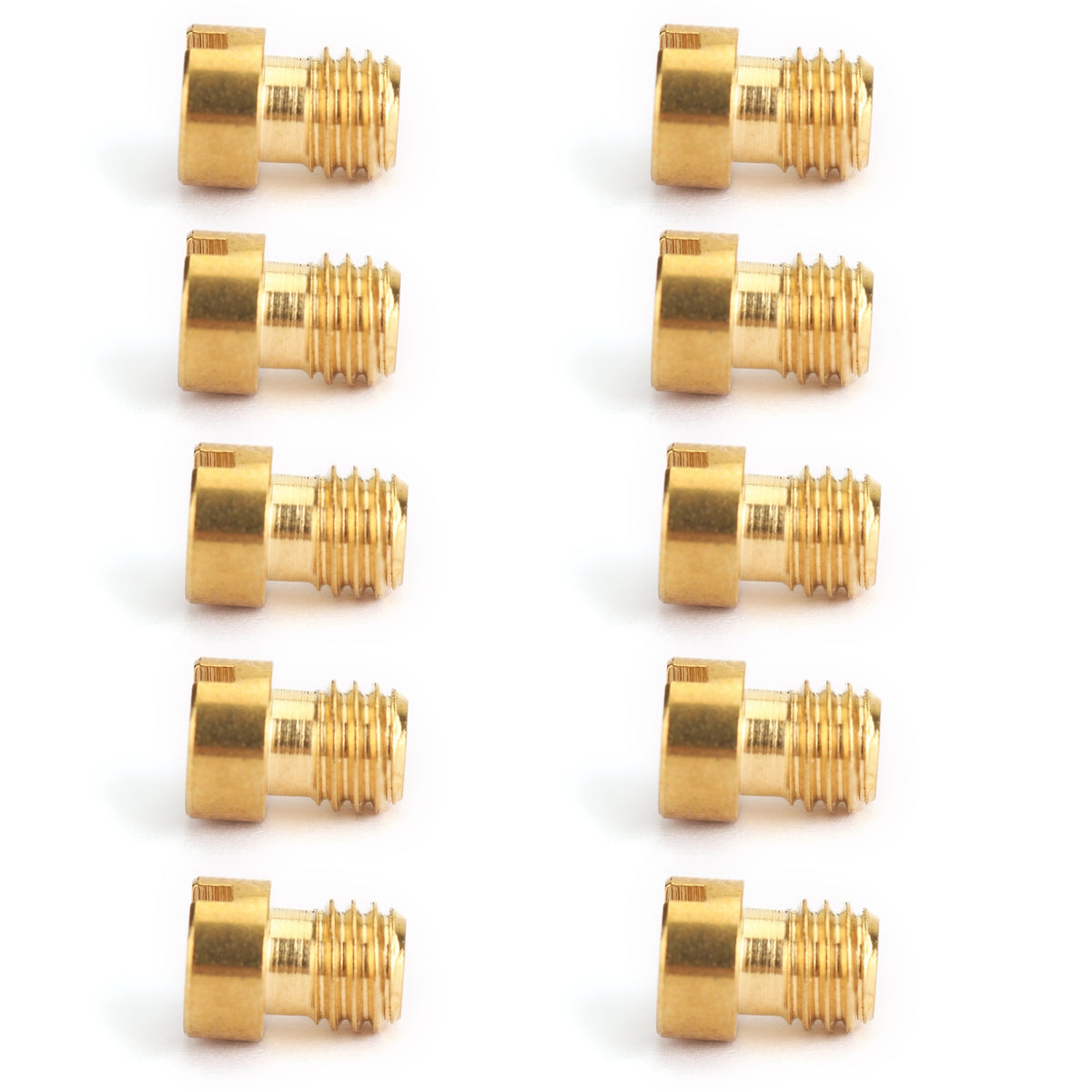 GY6 Motorcycle Scooter Carburetor PZ19 10set Round Head Main Jet 5mm 82-105