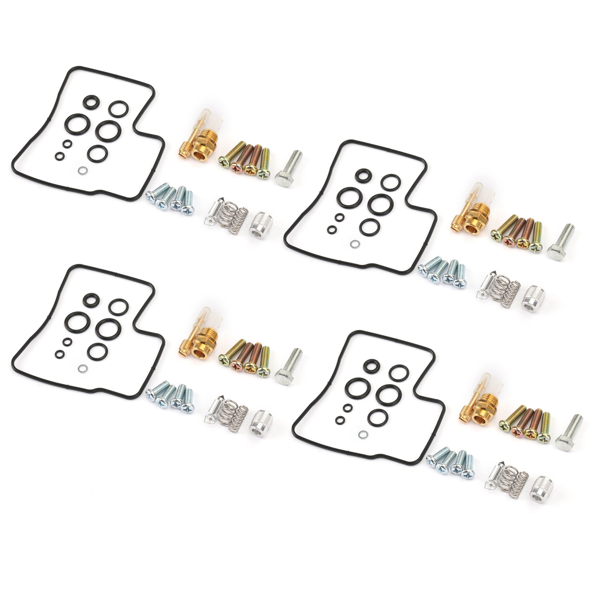 Honda VF700C VF700F VF750F replace 18-2432 4X Carburetor Repair Rebuild Kit