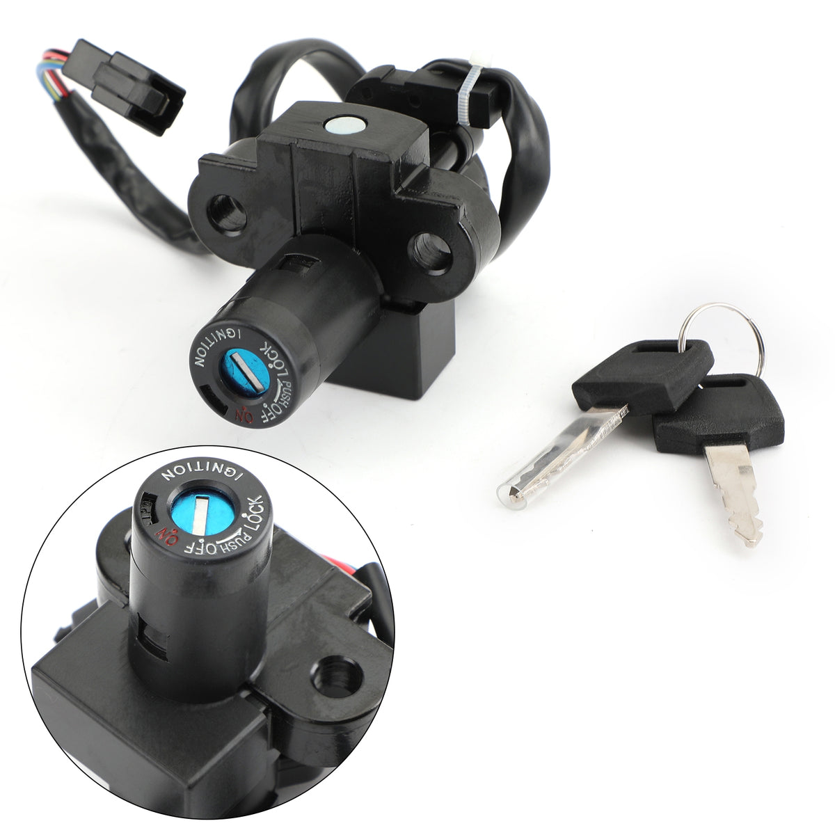 Honda XR650L 1993-2017 CLR125 XR125L XLR125 XR250L Ignition Switch Lock 2 Keys