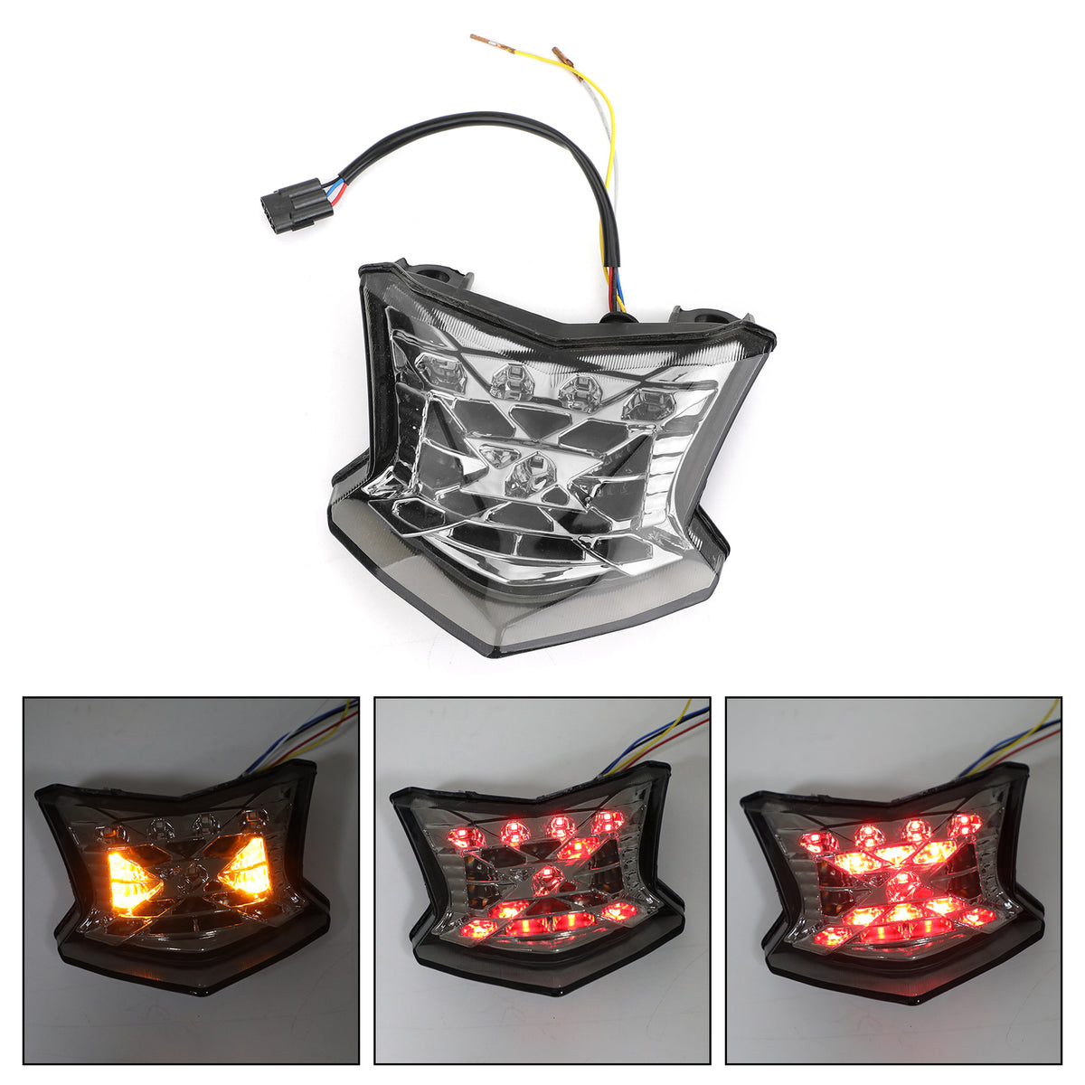 2017-2024 Kawasaki Z650 Ninja 650 Z900 LED Brake Turn Signals Taillight