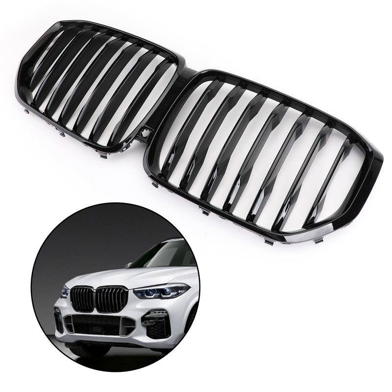 BMW X5 G05 2018-2021 Gloss Black  Front Kidney Grill