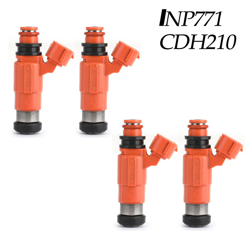 Yamaha F115 HP Outboard 2000-2011 4PCS Fuel Injectors CDH210 880887T